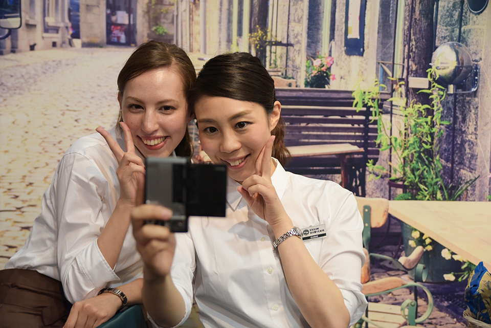 東京カメラ部2015写真展 カシオ計算機 ブースレポート 「EXILIM 自分撮り Cafe」